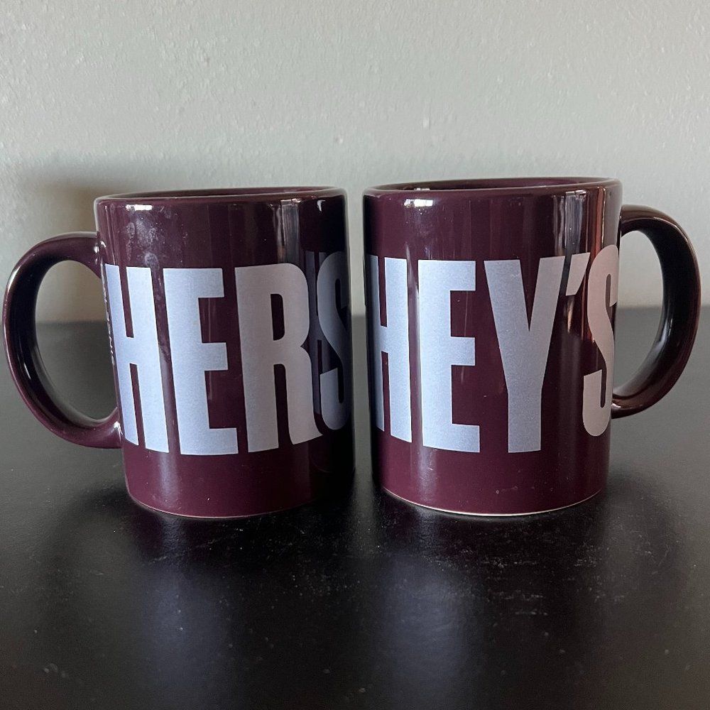 Set of 2 Hershey's Chocolate Since 1894 Ceramic Mug ~ Galerie